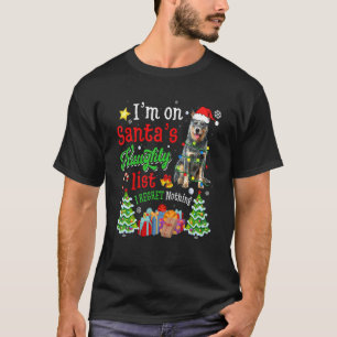 Camiseta Perro de ganado australiano en la lista traviesa d