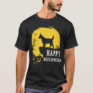 Camiseta Perro de ganado australiano Luna Llena Heeler Azul