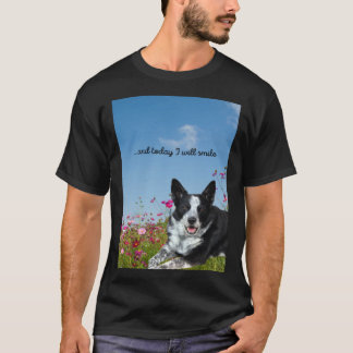 Camiseta Perro de ganado Heeler Azul Hoy Sonreiré