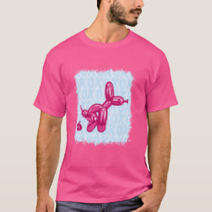 Camiseta Perro de Globo Divertido Perro de Animal de Globo