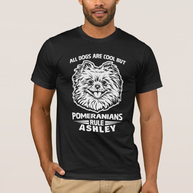 Camiseta Perro de gobierno de Pomerania de Guay (Anverso)