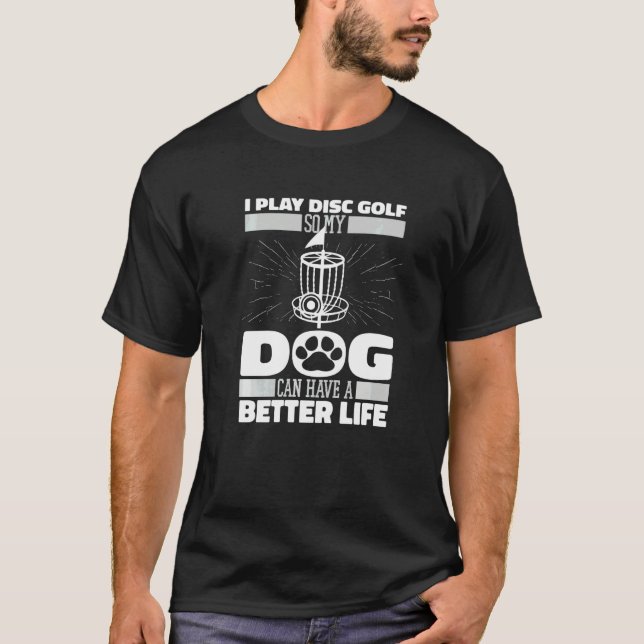 Camiseta Perro de Golf con Disco  Deporte al Aire Libre Gol (Anverso)