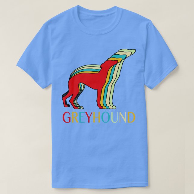 Camiseta Perro de Greyhound (Diseño del anverso)