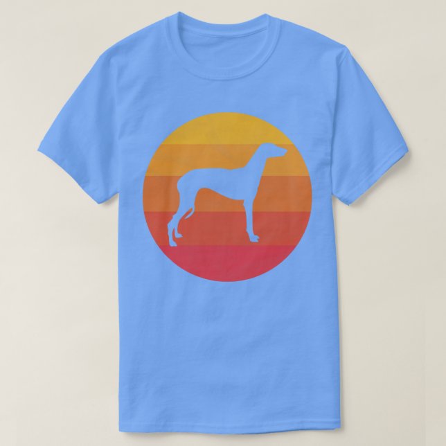Camiseta Perro de Greyhound (Diseño del anverso)