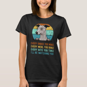 Camiseta Perro de Greyhound Italiano Cada Mamá