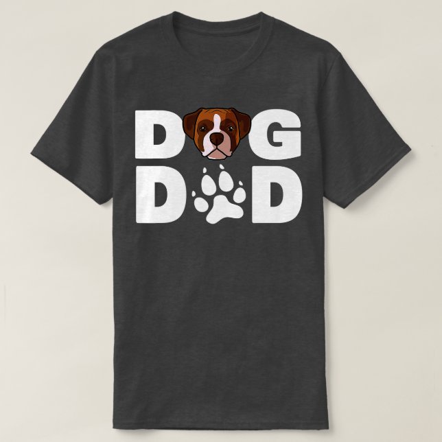 Camiseta Perro de Guay Perro Perro de padre Boxer regalo de (Diseño del anverso)
