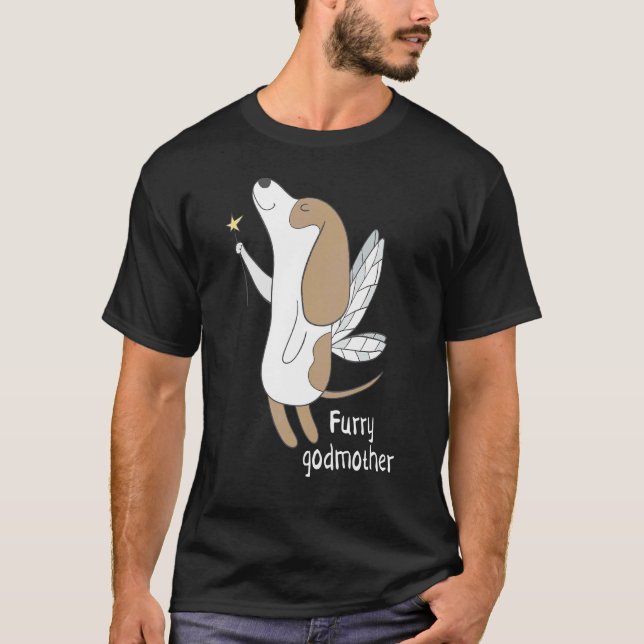 Camiseta Perro de hadas de peluche con lechón (Anverso)