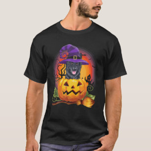Camiseta Perro de Halloween, Calabaza de Brujas de Malinois