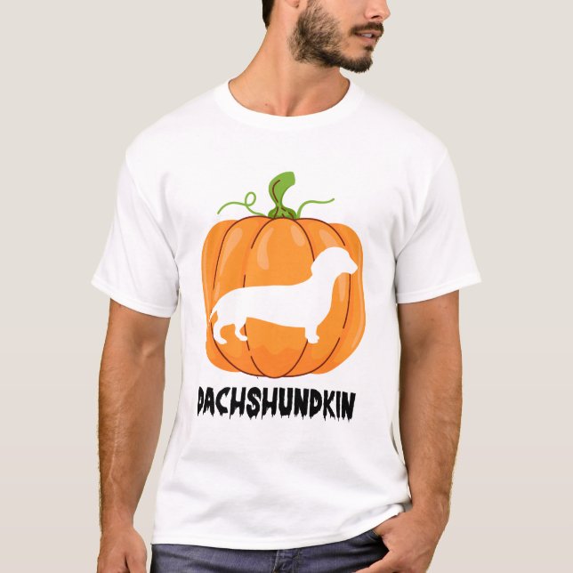 Camiseta Perro de Halloween Dachshund (Anverso)