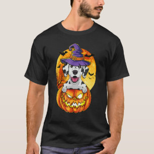 Camiseta Perro de Halloween de la Calabaza de Brujas de Dal