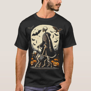 Camiseta Perro de Halloween - Esqueleto de Labrador Esquelé