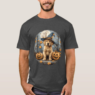 Camiseta Perro de Halloween Golden Retriever Cachorro Jack