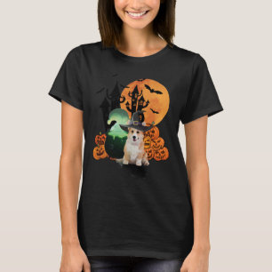 Camiseta Perro de Halloween Witch Corgi