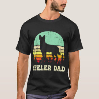 Camiseta Perro de Heeler Azul papá perro de ganado australi