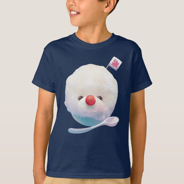 Camiseta Perro de hielo sacudido con agua dulce (Anverso)