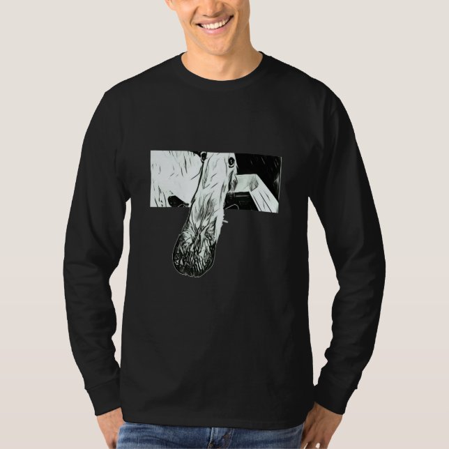 CAMISETA PERRO DE HOZICO LARGO MEME BORZOI (Anverso)