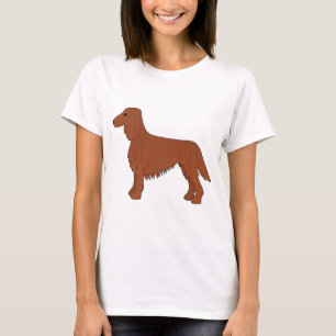 Camiseta Perro de Irish Setter