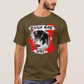 Camiseta Perro de juego APBT American Pitbull Terrier WHITE