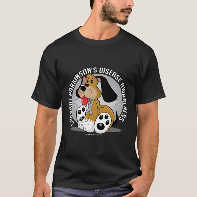 Camiseta Perro de la enfermedad de Parkinson (Anverso)