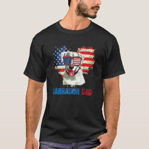 Camiseta Perro de la Independencia Labrador Retriever Papá