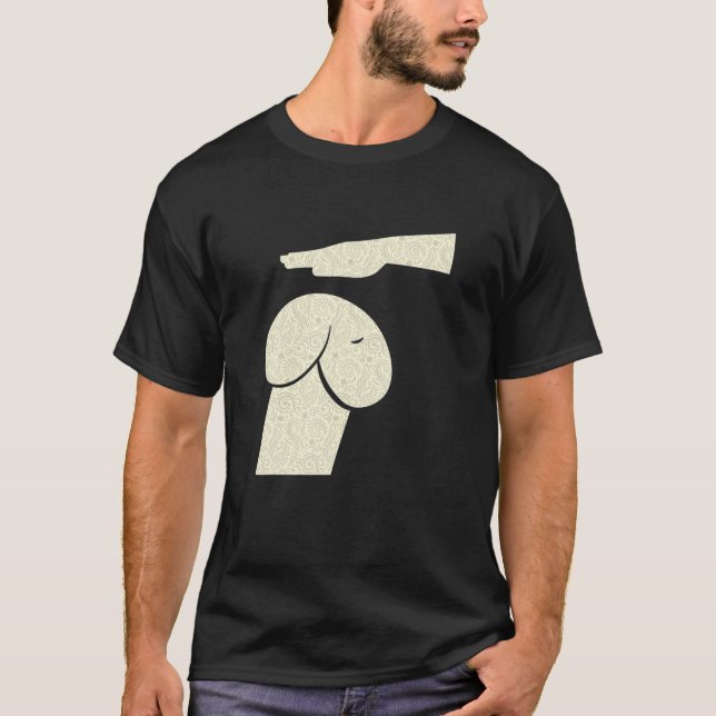 Camiseta Perro de la mente sucia - Humor divertido para adu (Anverso)