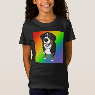 Camiseta Perro de la Montaña de Berna Arcoíris