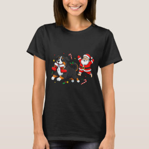 Camiseta Perro de la Montaña de Berna Botas de Papá Noel Na