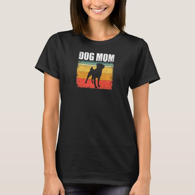 Camiseta Perro de la mujer mamá Pug Perro Pug Pug (Anverso)