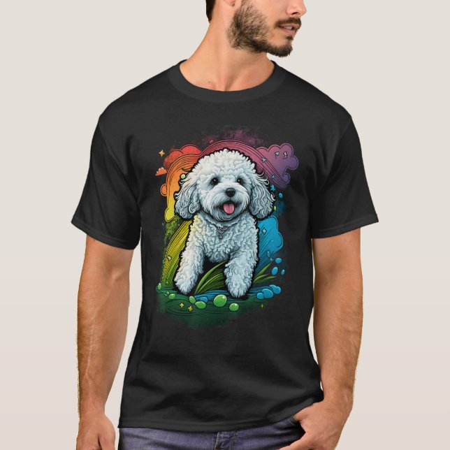 Camiseta Perro de la novia del Bichon en Bichon Frise Lover (Anverso)