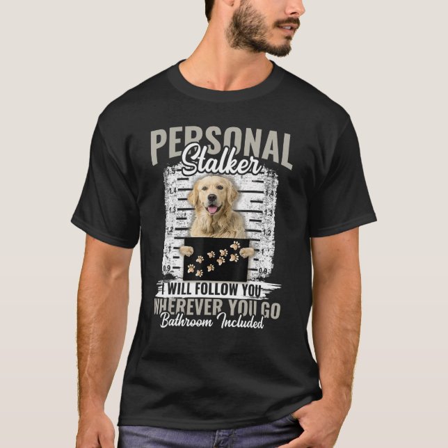 Camiseta Perro de la recuperación de oro de Stalker persona (Anverso)