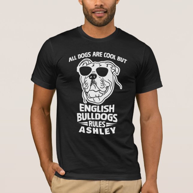 Camiseta Perro de la regla de Bulldog en inglés de Guay (Anverso)