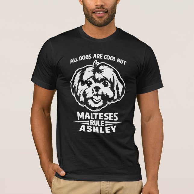 Camiseta Perro de la regla maltesa de Guay (Anverso)
