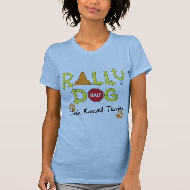Camiseta Perro de la reunión de Jack Russell Terrier (Anverso)