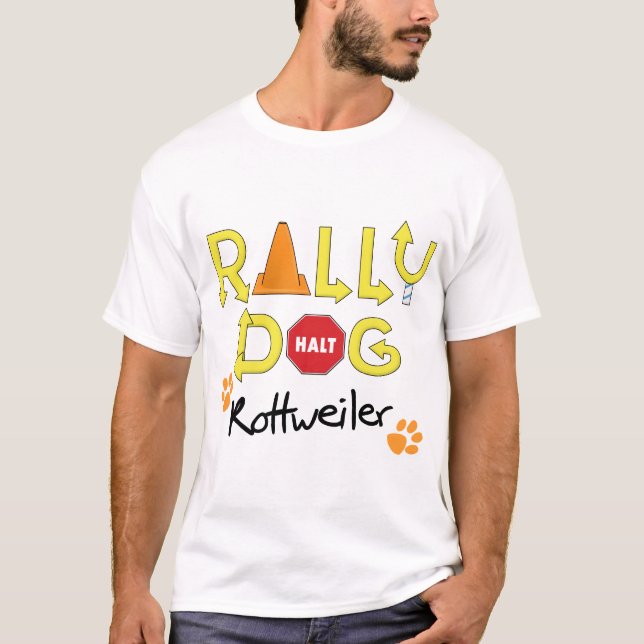 Camiseta Perro de la reunión de Rottweiler (Anverso)