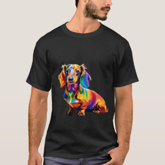 Camiseta Perro de la Sausage, animal del orgullo LGBT, cami