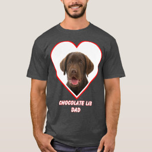 Camiseta Perro de laboratorio de chocolate