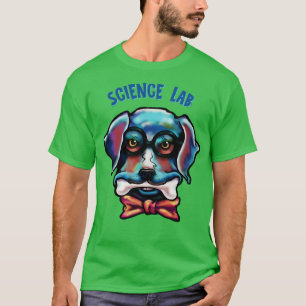 Camiseta Perro de laboratorio de ciencia