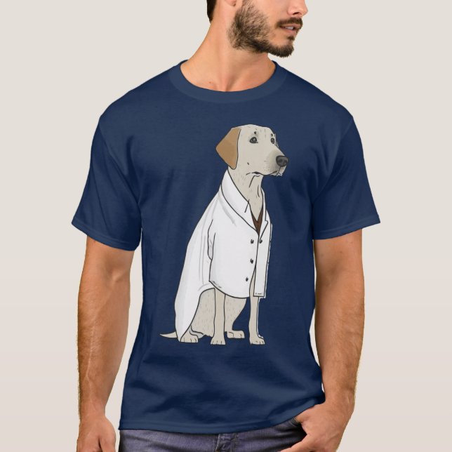 Camiseta Perro de laboratorio de ciencia Labrador Retriever (Anverso)