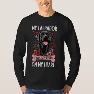 Camiseta Perro de laboratorio diciendo que recuperador de l