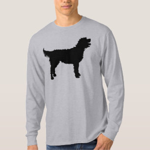 Camiseta Perro de Labradoodle (en negro)