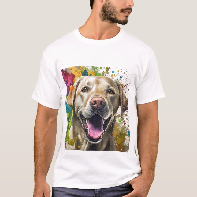 Camiseta Perro de Labrador (Anverso)