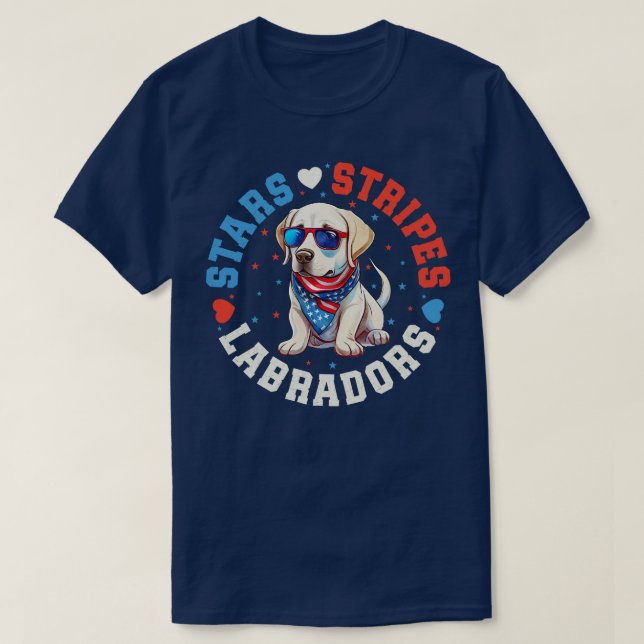 Camiseta Perro de Labrador (Diseño del anverso)