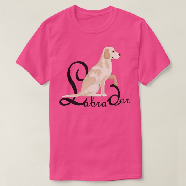 Camiseta Perro de Labrador (Diseño del anverso)