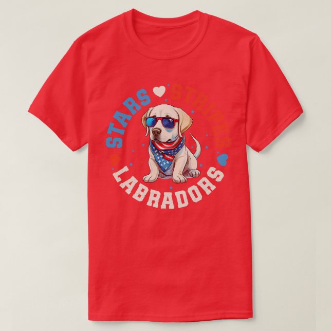 Camiseta Perro de Labrador (Diseño del anverso)