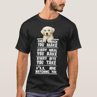 Camiseta Perro de Labrador Cada Snack Que Haces