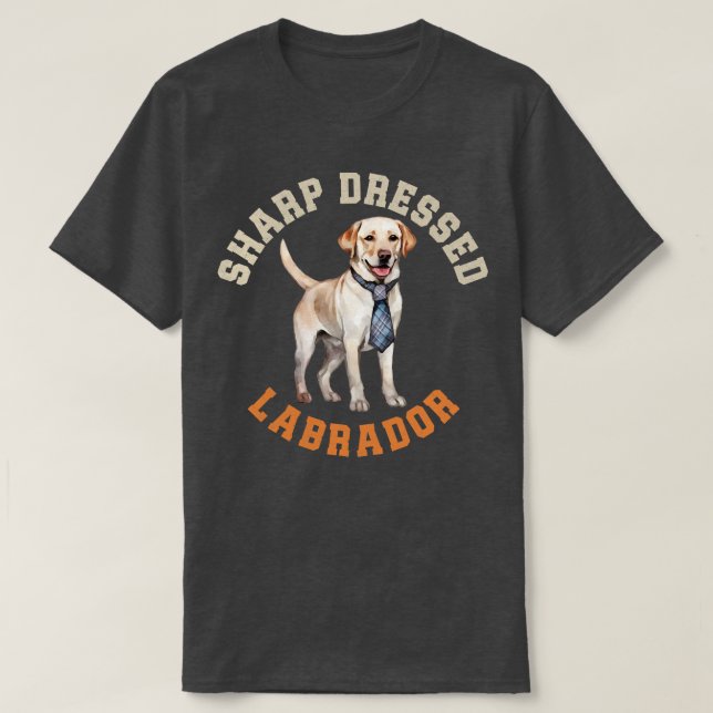 Camiseta Perro de Labrador Cute 1 (Diseño del anverso)