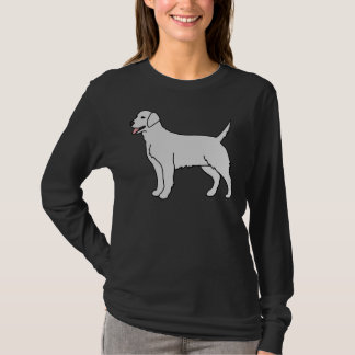 Camiseta Perro de Labrador Plateado