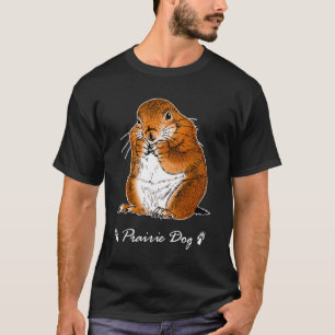 Camiseta perro de las praderas que se coloca