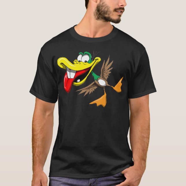 Camiseta Perro de los animales del pato (Anverso)