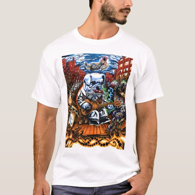Camiseta Perro de los azules (Anverso)